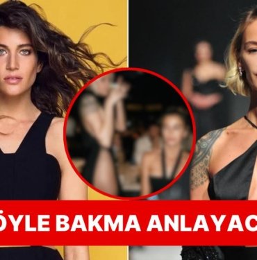 Hollywood Starlarının Pozunu Taklit Edip Birbirlerine Yükselen Berrak Tüzünataç ve Didem Soydan Aşkı Güldürdü