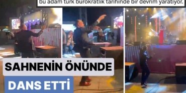 Etimesgut Belediye Başkanı Erdal Beşikçioğlu Melek Mosso Konserinde Sahnenin Önünde Dans Etti