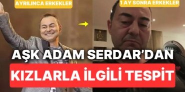 Kızların Ayrılık Acısı Hakkında Tespit Yapmaya Doyamayan Serdar Ortaç’tan Depresif İnciler