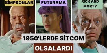 Simpsonlar, Southpark, Rick and Morty ve Futurama 1950’lerde Çekilmiş Birer Dizi Olsaydı Nasıl Görünürlerdi?
