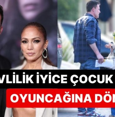 Bu İş Çocuk Oyuncağı mı? Ayrılık İddialardan Sonra Jennifer Lopez Ben Affleck’in Verdiği Çiçeklerle Yakalandı