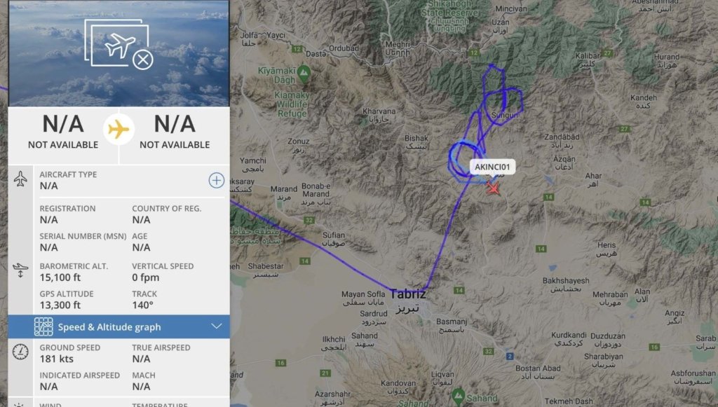 Reisi’nin helikopterini arayan Akıncı İHA’yı 2,8 milyon kişi izledi