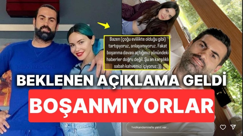 Hepimiz Derin Bir Nefes Alalım: Volkan Demirel ve Zeynep Demirel Boşanma İddialarını Yalanladı