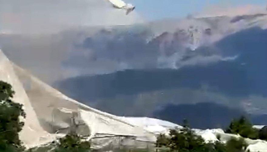 Isparta’da hortum seraları böyle vurdu