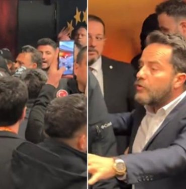 Galatasaray maçı sonrası soyunma odası koridorları savaş alanına döndü!