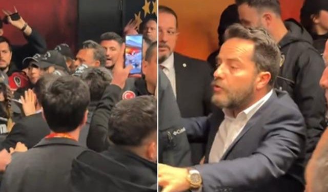 Galatasaray maçı sonrası soyunma odası koridorları savaş alanına döndü!