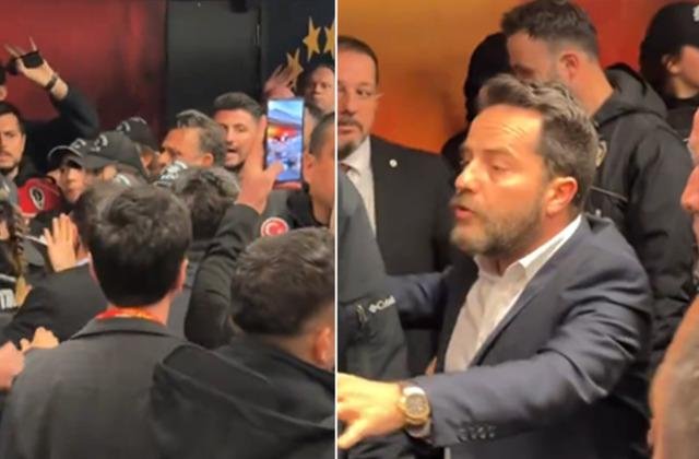 Galatasaray maçı sonrası soyunma odası koridorları savaş alanına döndü!