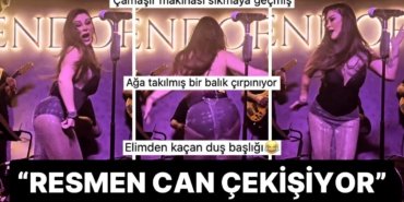 Yüzünü Gerdirip Sahneye Dönen Selen Görgüzel’in Dans Diye Şekilden Şekle Girdiği Anlar “Artık Yeter” Dedirtti