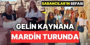 Nazlı Sabancı ve Kayınvalidesi Arzu Sabancı’nın Mardin’de Menengiç Kahvesi Keyfi Yaptığı Anlar