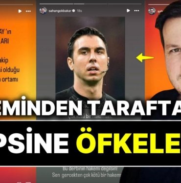 Şahan Gökbakar Galatasaray’a Üstüne Bir de Hakem Arda Kardeşler’e Demediğini Bırakmadı