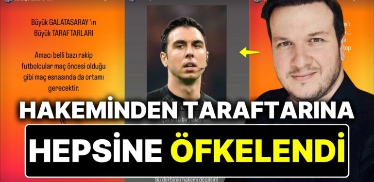 Şahan Gökbakar Galatasaray’a Üstüne Bir de Hakem Arda Kardeşler’e Demediğini Bırakmadı