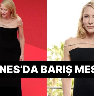 Cate Blanchett Elbisesindeki Detayla Cannes Film Festivali’nde Filistin’e Destek Verdi!