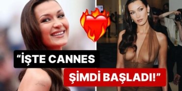 Modellik Sektörüne Elveda Eden Bella Hadid Cannes’daki Görünümüyle Bir Kere Daha Kendine Hayran Bıraktı