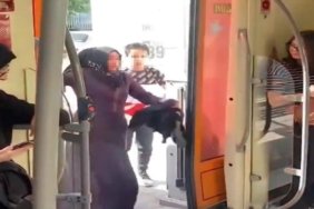 Tramvayı birbirine katan kadın gözaltına alındı
