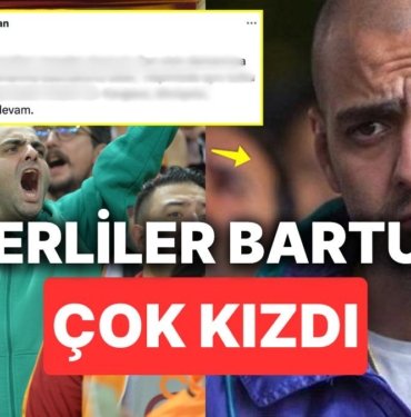 Galatasaraylı Bartu Küçükçağlayan Fenerbahçe Taraftarının Attığı Mesajları Görünce “Kudurtmaya Devam” Dedi