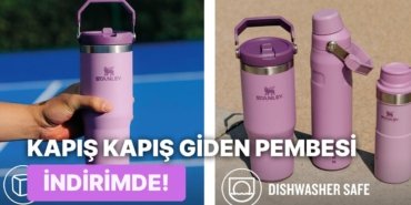 Kapış Kapış Giden Pembe Renkli Stanley The IceFlow’un Stokları Güncellendi: Üstelik İndirimde!